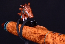 Honduran Rosewood Root Burl Native American Flute, Minor, Low F-4, #H27F